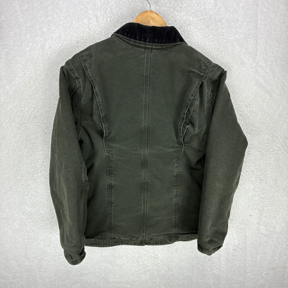 Carhartt Sandstone Ridge Coat Sherpa Lined Womens Medium WC061 MOS Moss Green - Picture 2 of 14